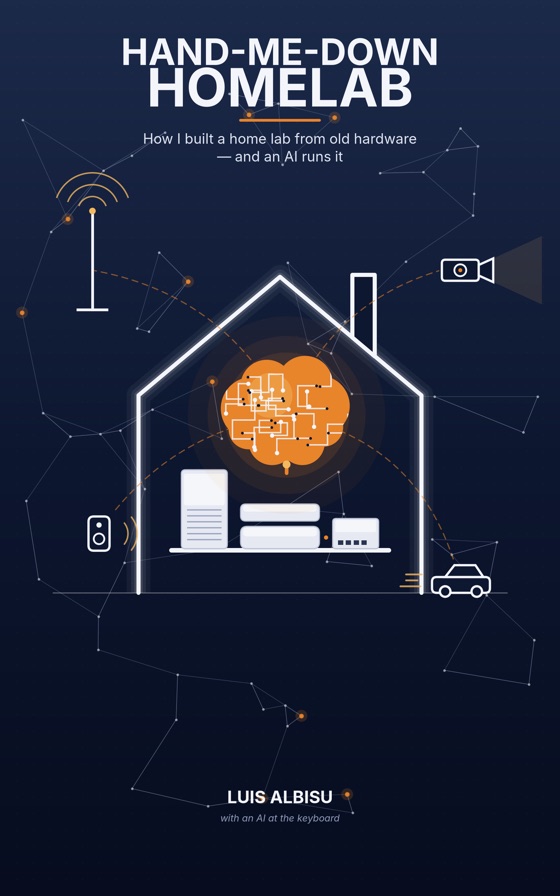 Cover of Hand-Me-Down Homelab by Luis Albisu